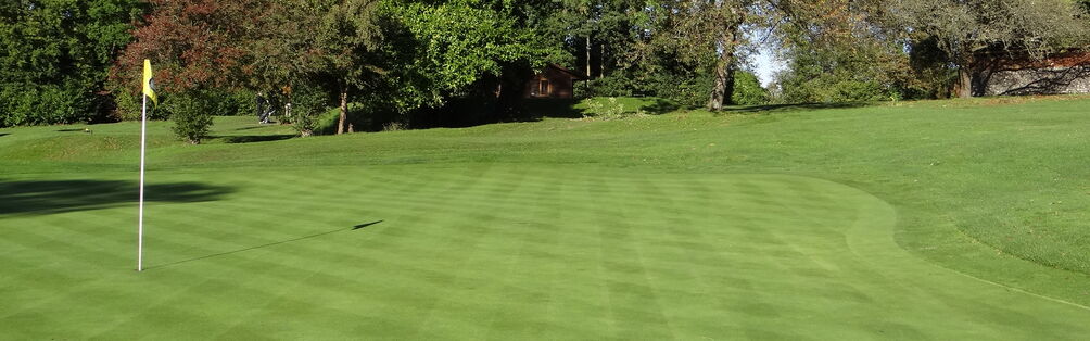 Tyrrells Wood Golf Club 18th Green November 2013 