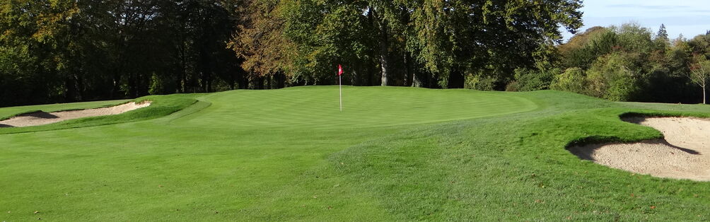 Tyrrells Wood Golf Club 16th Green November 2013
